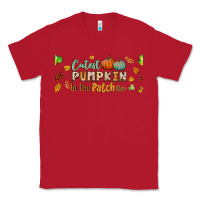 Red cutest pumpkin in the patch lebbey glass Classic Tee - BundleAndBundleShop