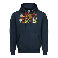 Navy physical education teacher Zipper Hoodie - texasbilliewilder