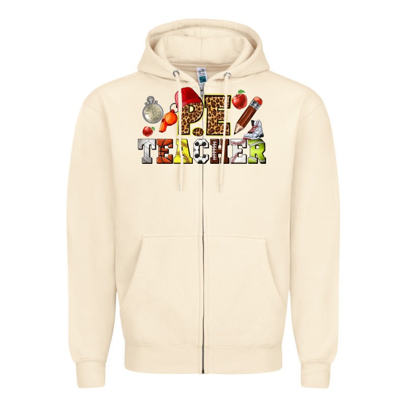 Physical Education Teacher Zipper Hoodie by texasbilliewilder | Teevron