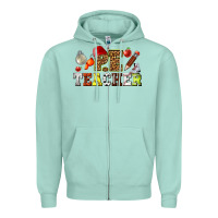 Seafoam physical education teacher Zipper Hoodie - texasbilliewilder