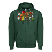 Sports Green physical education teacher Zipper Hoodie - texasbilliewilder