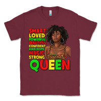 Burgundy black queen quotes juneteenth Classic Tee - texasbilliewilder