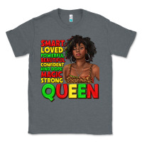 Charcoal Heather black queen quotes juneteenth Classic Tee - texasbilliewilder