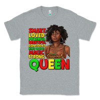 Heather Grey black queen quotes juneteenth Classic Tee - texasbilliewilder