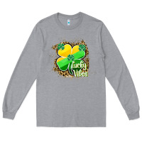 Heather Grey lucky vibes Long Sleeve Tee - RanaPortraitStore