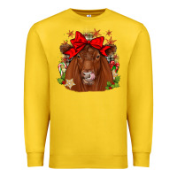 Lemon christmas red angus Premium Sweatshirt - JahusDesignShop