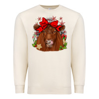 Sandshell christmas red angus Premium Sweatshirt - JahusDesignShop