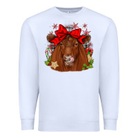 White christmas red angus Premium Sweatshirt - JahusDesignShop