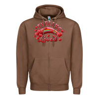 Chestnut feeling loved valentine's day Zipper Hoodie - RanaPortraitStore