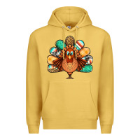 Antique Gold thanksgiving turkey Premium Hoodie - Jasminsmagicworld