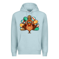 Blue Mist thanksgiving turkey Premium Hoodie - Jasminsmagicworld