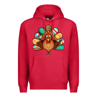 Cardinal thanksgiving turkey Premium Hoodie - Jasminsmagicworld