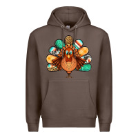 Coffee thanksgiving turkey Premium Hoodie - Jasminsmagicworld