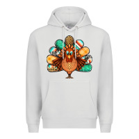 Dove Grey thanksgiving turkey Premium Hoodie - Jasminsmagicworld