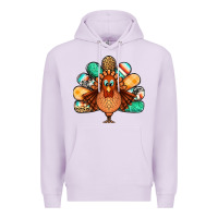 Lilac thanksgiving turkey Premium Hoodie - Jasminsmagicworld