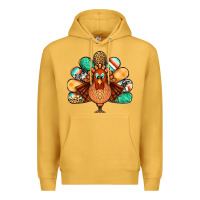 Mustard thanksgiving turkey Premium Hoodie - Jasminsmagicworld