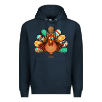 Navy thanksgiving turkey Premium Hoodie - Jasminsmagicworld