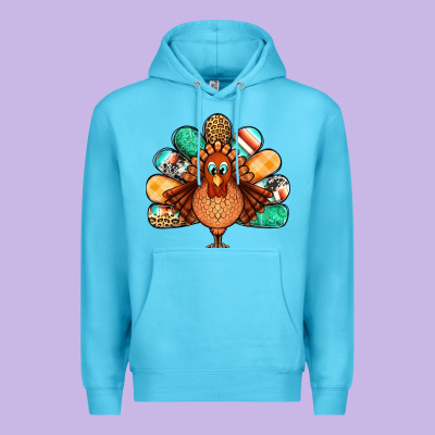 Thanksgiving Turkey Premium Hoodie Designed By Jasminsmagicworld