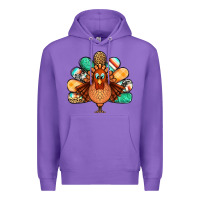 Purple thanksgiving turkey Premium Hoodie - Jasminsmagicworld