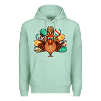 Seafoam thanksgiving turkey Premium Hoodie - Jasminsmagicworld