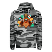 Slate Camo thanksgiving turkey Premium Hoodie - Jasminsmagicworld