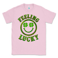Bubblegum Pink feeling lucky with leopard Classic Tee - RanaPortraitStore