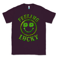 Plum feeling lucky with leopard Classic Tee - RanaPortraitStore