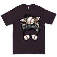 Plum baseball mom Premium Tee - RacoonDesign