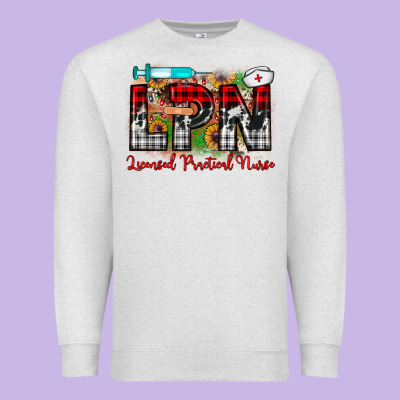 Christmas Lpn Licensed Practical Nurse Premium Sweatshirt Designed By Jahusdesignshop