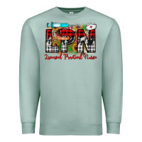 Seafoam christmas lpn licensed practical nurse Premium Sweatshirt - JahusDesignShop
