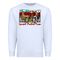 White christmas lpn licensed practical nurse Premium Sweatshirt - JahusDesignShop