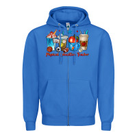 True Royal physical education teacher coffee cups Zipper Hoodie - texasbilliewilder