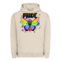 Pigment French Oak rainbow butterfly pride lgbtq Urban Hoodie - MaliasSmallBusiness