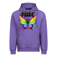 Tulip rainbow butterfly pride lgbtq Urban Hoodie - MaliasSmallBusiness