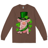 Chestnut st. patricks day lucky baby pig Long Sleeve Tee - RanaPortraitStore