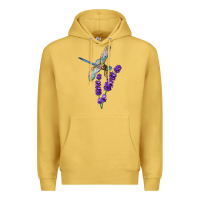 Antique Gold Dragonfly With Lavender Premium Hoodie - LillyAllenDesigns