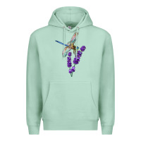 Seafoam Dragonfly With Lavender Premium Hoodie - LillyAllenDesigns