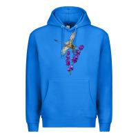 True Royal Dragonfly With Lavender Premium Hoodie - LillyAllenDesigns