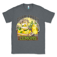 Charcoal Heather farm fresh lemons Classic Tee - Zillion Design Studio