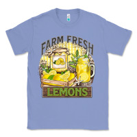 Colony Blue farm fresh lemons Classic Tee - Zillion Design Studio