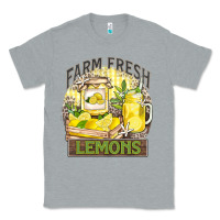 Heather Grey farm fresh lemons Classic Tee - Zillion Design Studio