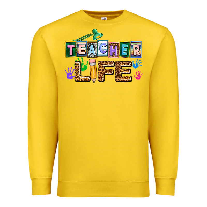 Teacher Life Premium Sweatshirt by AdoDesignShop | Teevron