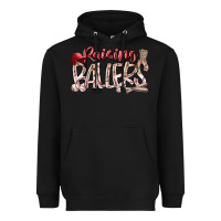 Black Raising Ballers Heavyweight Hoodie - RacoonDesign
