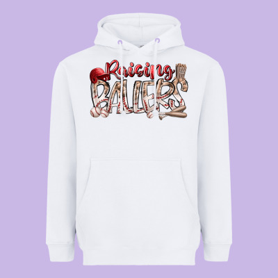 Raising Ballers Heavyweight Hoodie Designed By Racoondesign