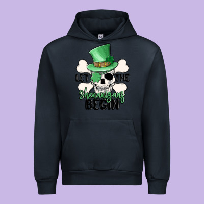 Let The Shenanigans Begin Urban Hoodie Designed By Maliassmallbusiness