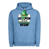 Pigment Pebble Blue let the shenanigans begin Urban Hoodie - MaliasSmallBusiness