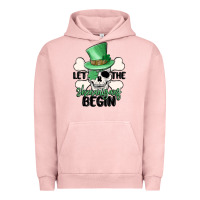 Pigment Salmon let the shenanigans begin Urban Hoodie - MaliasSmallBusiness