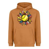 Meerkat softball sunflower Heavyweight Hoodie - HRA Design Shop