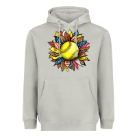 Moon Dust softball sunflower Heavyweight Hoodie - HRA Design Shop
