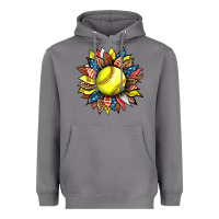 Storm softball sunflower Heavyweight Hoodie - HRA Design Shop